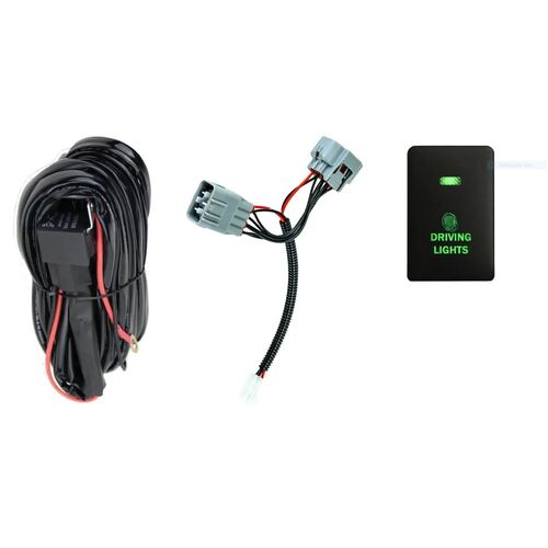Mitsubishi Triton MQ (W/ LED Headlights) Plug & Play Driving Light / Lightbar Wiring Harness