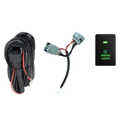 Mitsubishi Triton MR Plug & Play Driving Light / Lightbar Wiring Harness