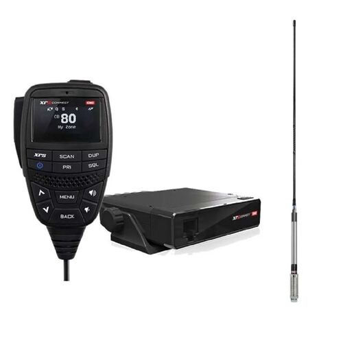 GME XRS-330C XRS™ Connect Super Compact UHF CB Radio + AE4018K2  6.5dBi Antenna 