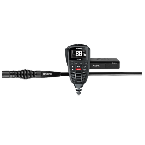 Uniden Smart UHF Radio w/ Large OLED Display & ATX890S Antenna Adventure Pack